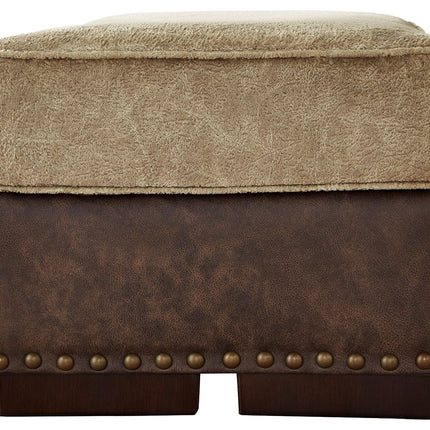 Alesbury - Chocolate - Ottoman Signature Design by Ashley® 