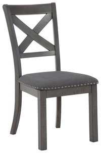 Thumbnail for Myshanna - Gray - Dining Uph Side Chair (Set of 2) - Tony's Home Furnishings