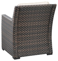 Thumbnail for Easy - Dark Brown / Beige - Lounge Chair W/Cushion - Tony's Home Furnishings
