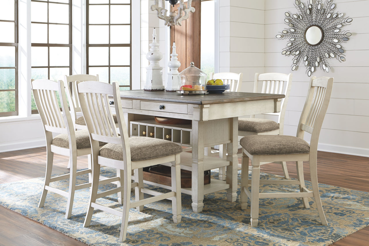 Bolanburg - Beige - Rectangular Dining Room Counter Table - Tony's Home Furnishings