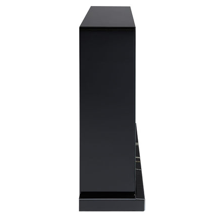 Drisana - Fireplace - Black Mirrored Finish ACME 