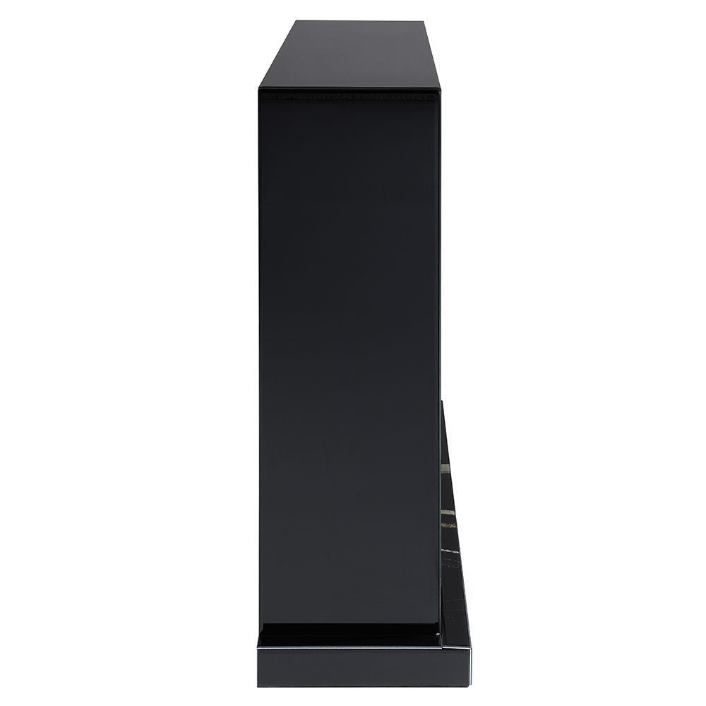 Drisana - Fireplace - Black Mirrored Finish ACME 