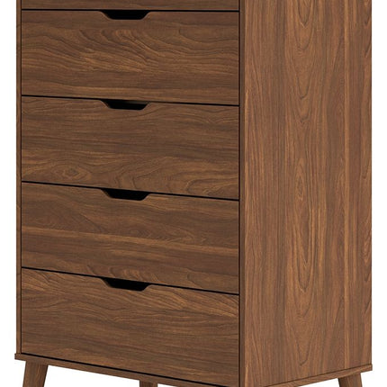 Fordmont - Auburn - Five Drawer Chest Signature Design by Ashley® 