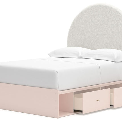 Wistenpine - Upholstered Panel Bed With Storage Signature Design by Ashley® 