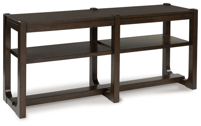 Breckington - Dark Brown - Sofa Table Signature Design by Ashley® 