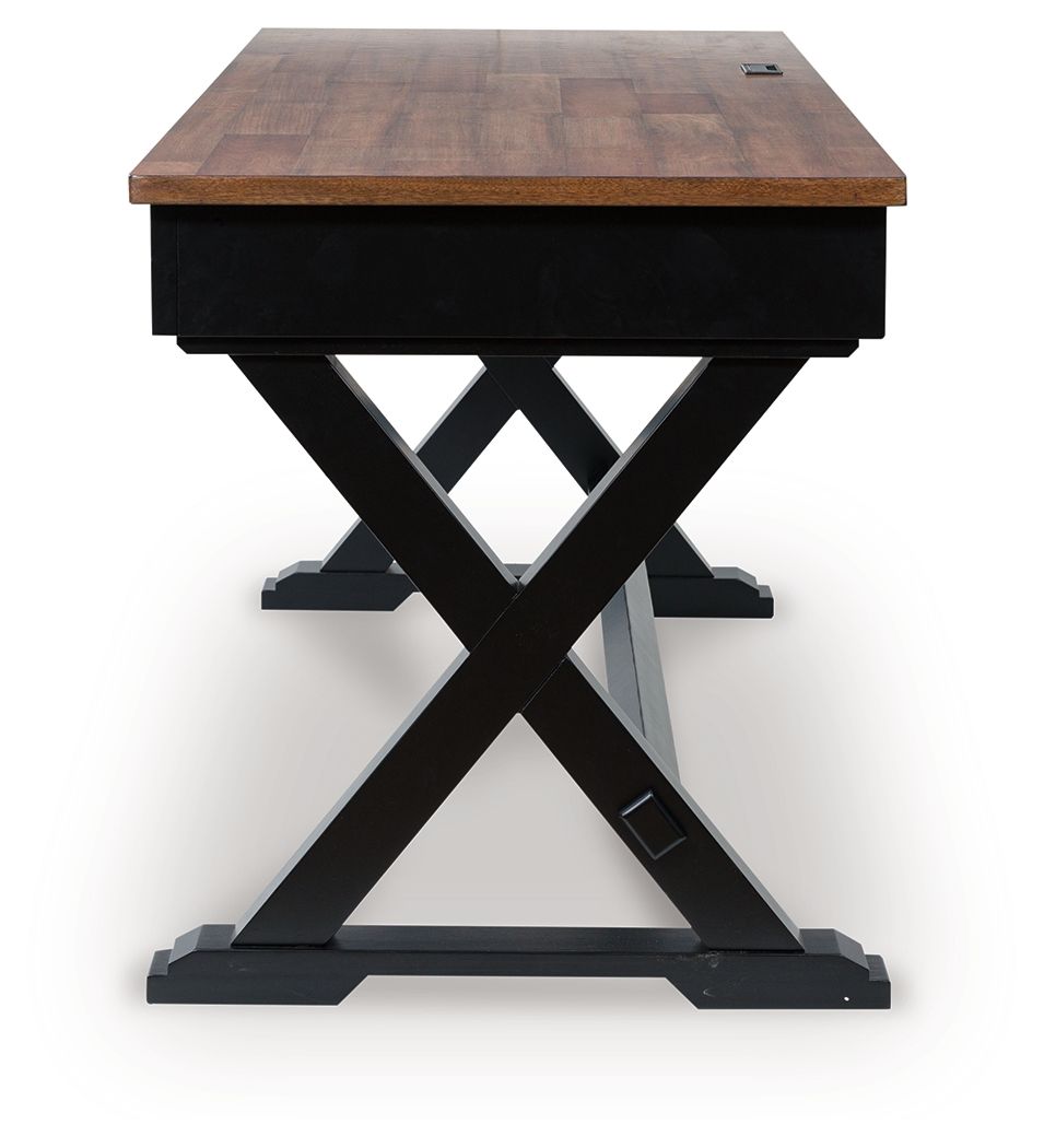 Wildenauer - Brown / Black - Home Office Desk