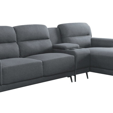 Walcher - Sectional Sofa - Gray Linen ACME 