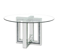 Noralie - Dining Table - Mirrored & Faux Diamonds - Tony's Home Furnishings