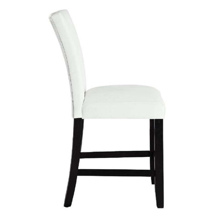 Sandoval - Side Chair (Set of 2) - Beige PU & Champagne Finish ACME 