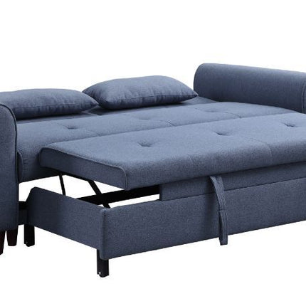 Nichelle - Futon - Blue Fabric ACME 