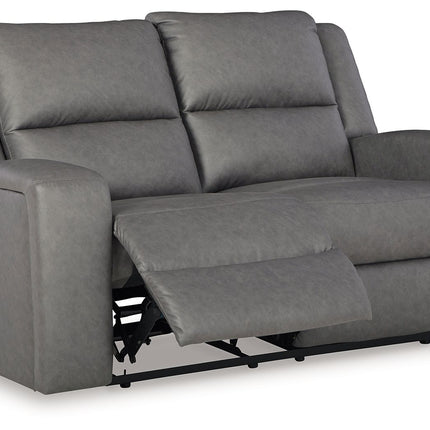 Brixworth - Slate - Reclining Loveseat Benchcraft® 