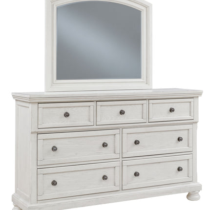 Robbinsdale - Antique White - Dresser, Mirror Ashley® 