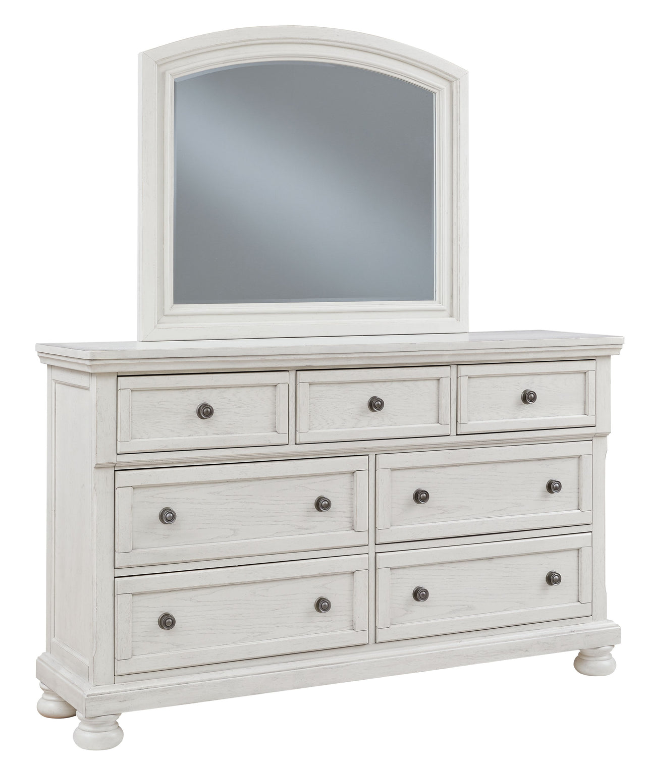 Robbinsdale - Antique White - Dresser, Mirror Ashley® 