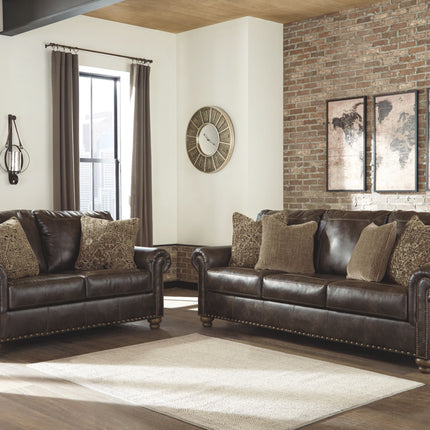 Nicorvo - Coffee - 2 Pc. - Sofa, Loveseat Signature Design by Ashley® 