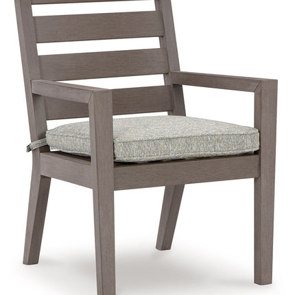 Hillside Barn - Gray / Brown - Arm Chair With Cushion (Set of 2) Signature Design by Ashley® 