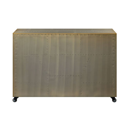 Jennavieve - Cabinet - Gold Aluminum ACME 