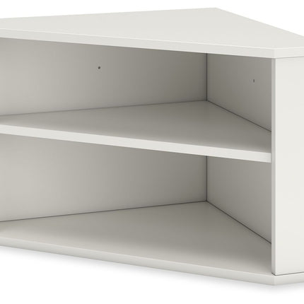 Grannen - White - Home Office Corner Bookcase Signature Design by Ashley® 