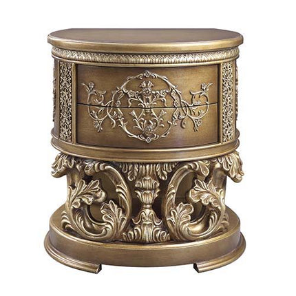 Constantine - Nightstand - Brown & Gold Finish ACME 