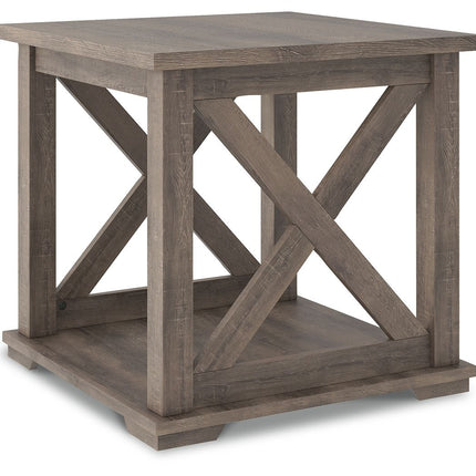 Arlenbry - Gray - Square End Table Ashley Furniture 