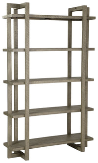 Thumbnail for Bergton - Distressed Gray - Bookcase - Tony's Home Furnishings