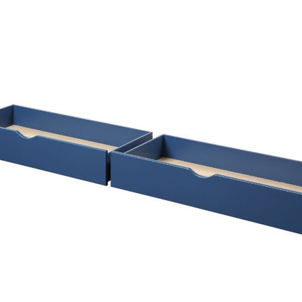 Harley II - Twin Over Full Bunk Bed - Navy Blue Finish ACME 