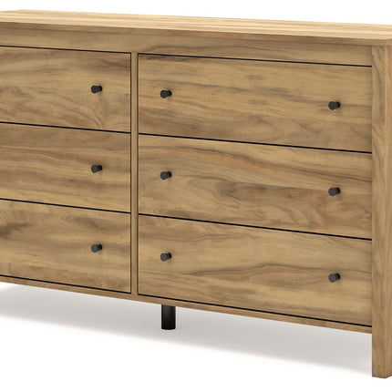 Bermacy - Light Brown - Six Drawer Dresser Signature Design by Ashley® 