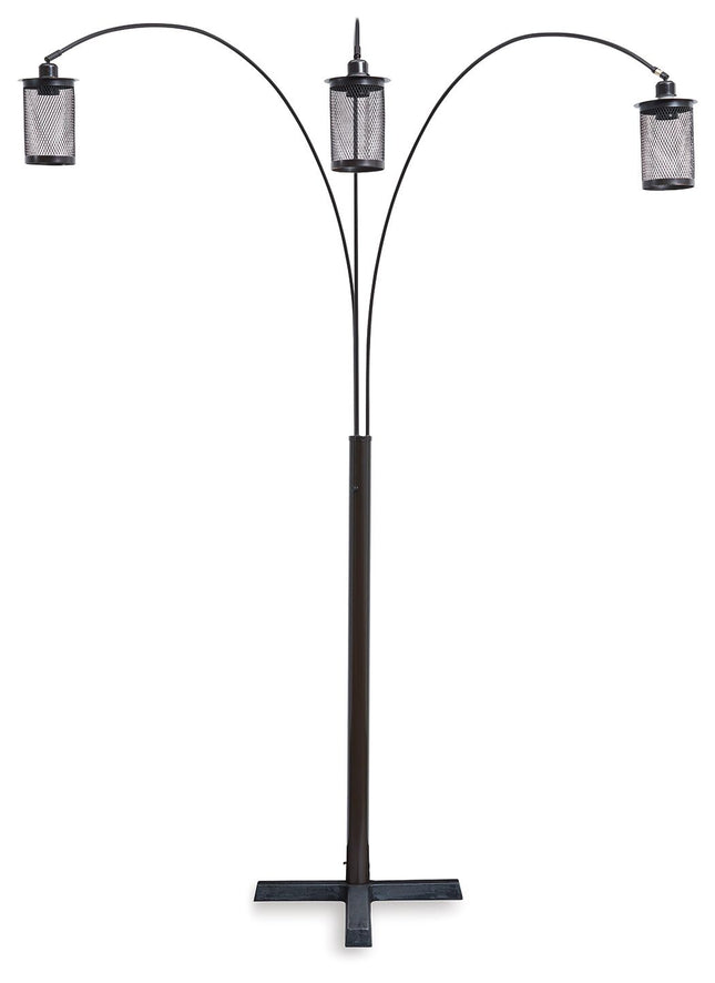 Maovesa - Bronze - Metal Arc Lamp Ashley Furniture 