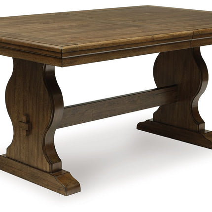 Sturlayne - Brown - Rectangular Dining Room Extension Table Benchcraft® 