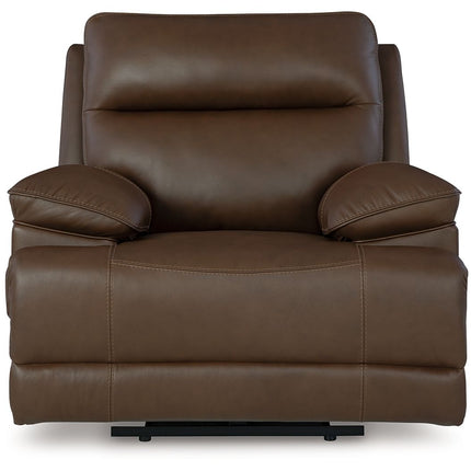 Vonryan - Tobacco - Power Recliner / Adj Headrest Signature Design by Ashley® 