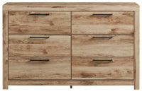 Thumbnail for Hyanna - Tan Brown - Six Drawer Dresser - Tony's Home Furnishings