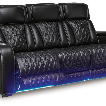 Boyington - Black - 2 Pc. - Power Reclining Sofa And Loveseat Signature Design by Ashley® 