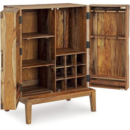 Dressonni - Brown - Bar Cabinet Signature Design by Ashley® 