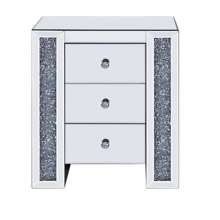 Noralie - Accent Table - Mirrored - 26" ACME 