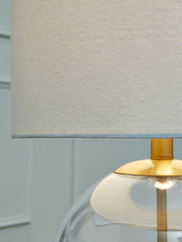 Thumbnail for Samder - White - Glass Table Lamp - Tony's Home Furnishings