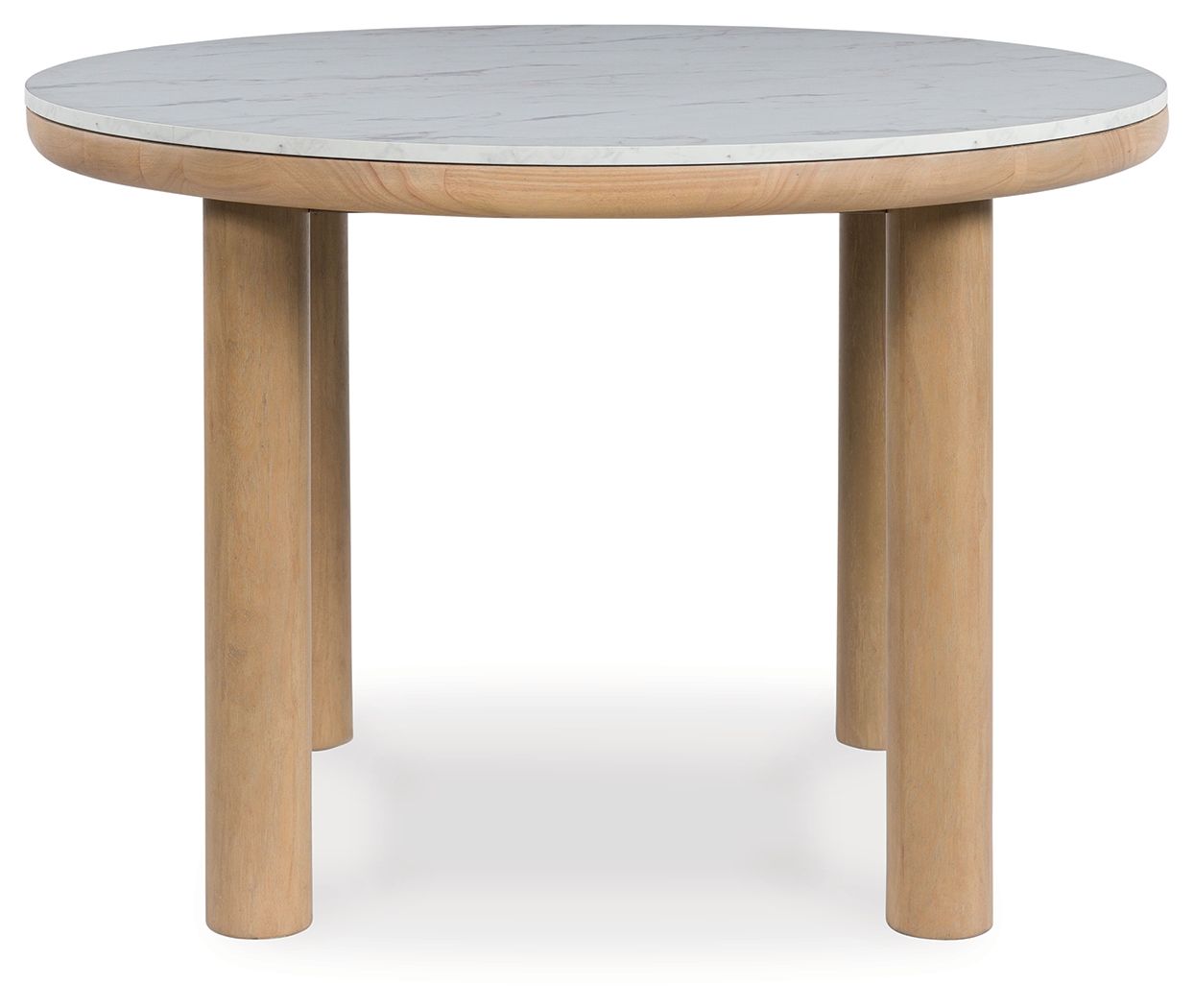 Sawdyn - Light Brown - Round Dining Room Table - Tony's Home Furnishings