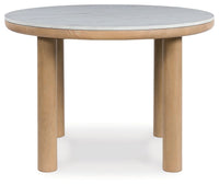Thumbnail for Sawdyn - Light Brown - Round Dining Room Table - Tony's Home Furnishings