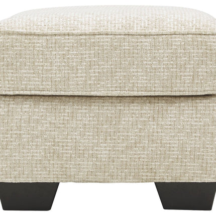 Haisley - Ivory - Ottoman Ashley Furniture 