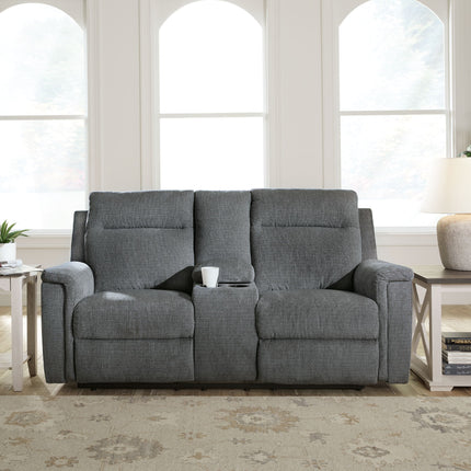 Barnsana - Dbl Power Reclining Loveseat With Console Signature Design by Ashley® 