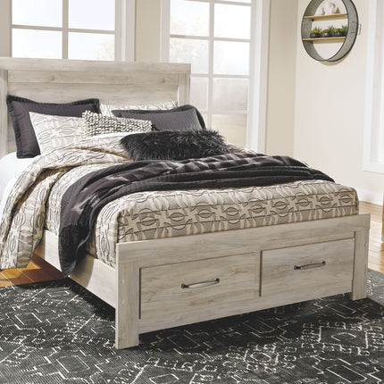 Bellaby - Dresser, Mirror, Platform Bed With Storage Drawers Set Signature Design by Ashley® 