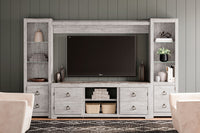 Thumbnail for Willowton - Entertainment Center With Fireplace Option - Tony's Home Furnishings