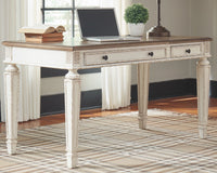 Thumbnail for Realyn - White / Brown - Home Office Lift Top Desk - Tony's Home Furnishings