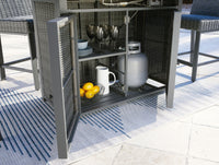 Thumbnail for Palazzo - Gray - Rect Bar Table W/Fire Pit - Tony's Home Furnishings