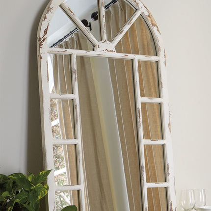 Divakar - Antique White - Accent Mirror Ashley Furniture 