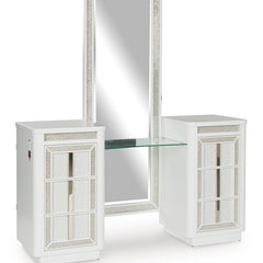 Chalanna - White - Vanity With Mirror Signature Design by Ashley® 