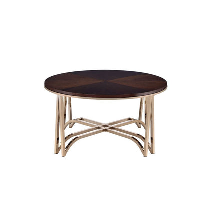 Novus - Coffee Table - Walnut & Champagne ACME 