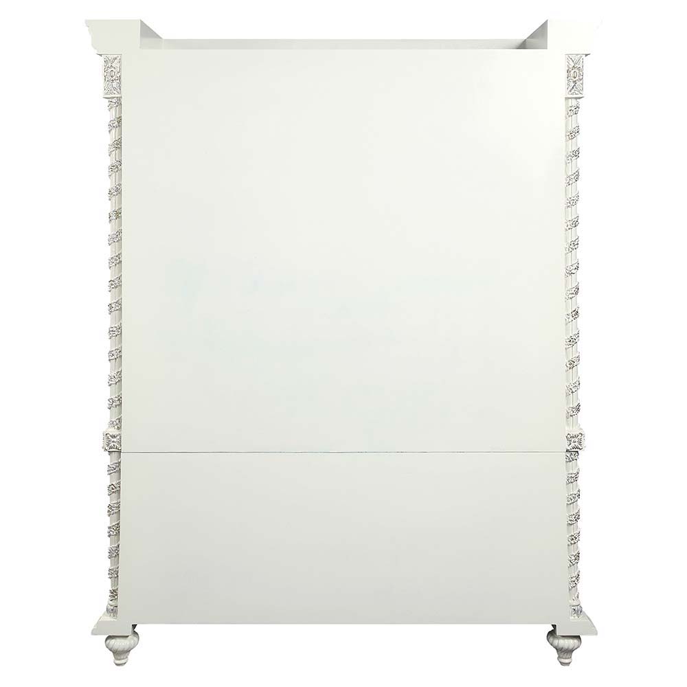 Vanaheim - Curio - Antique White Finish ACME 