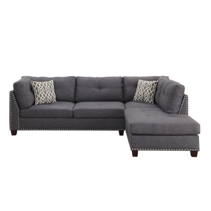 Laurissa - Sectional Sofa & Ottoman (2 Pillows) ACME 