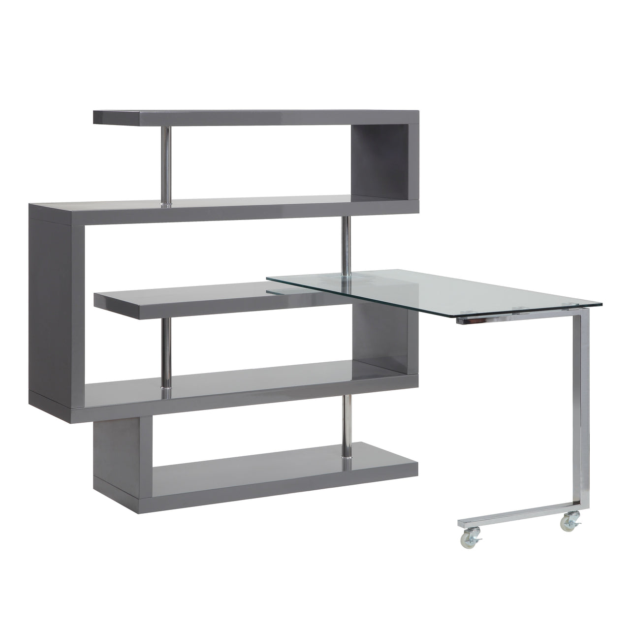 Raceloma - Writing Desk w/Shelf - Tony's Home Furnishings