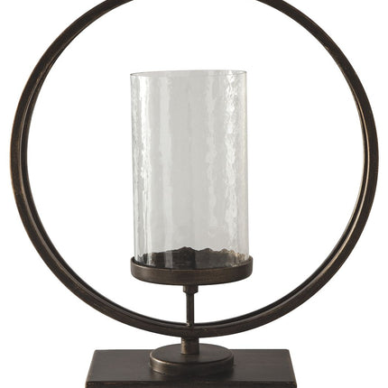 Jalal - Antique Gold Finish - Candle Holder Ashley Furniture 