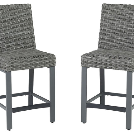 Palazzo - Gray - Tall Barstool (Set of 2) Signature Design by Ashley® 